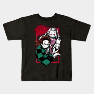 Tanjiro & Nezuko Demon Slayer Kids T-Shirt